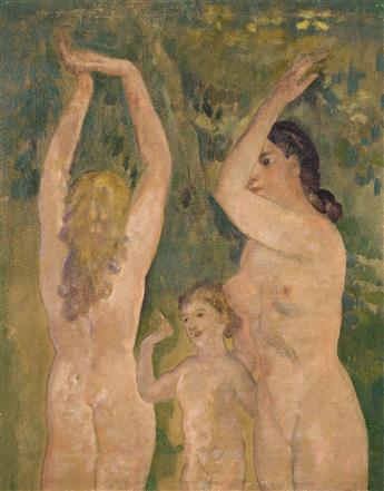 ARTHUR B. DAVIES Three Nudes.